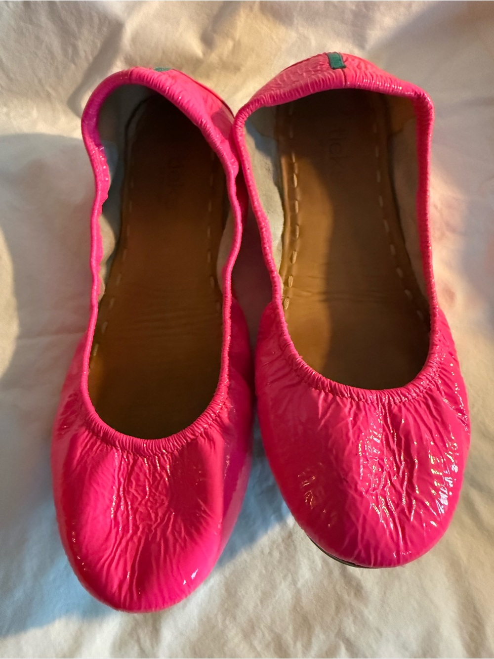Tieks Women's Patent POP pink Ballet Flats